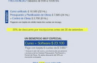 Curso de los s�bados. Comienzo 15 de octubre. Ultimo curso del a�o 