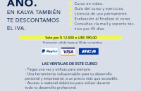 Promo fin de a�o 2018 - Curso no presencial 